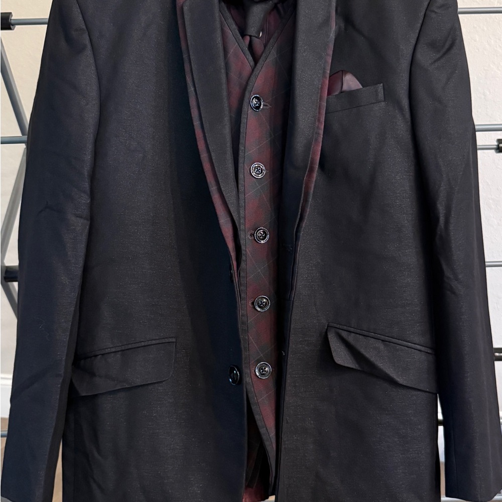 Men's Rich Maroon Shirt Jacket